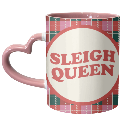 Sleigh Queen - unique mug by AbiGoLucky