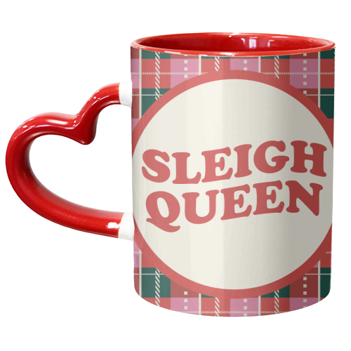 Sleigh Queen - unique mug by AbiGoLucky