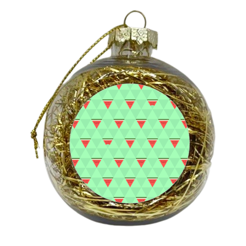 Sliced - xmas bauble by petegrev
