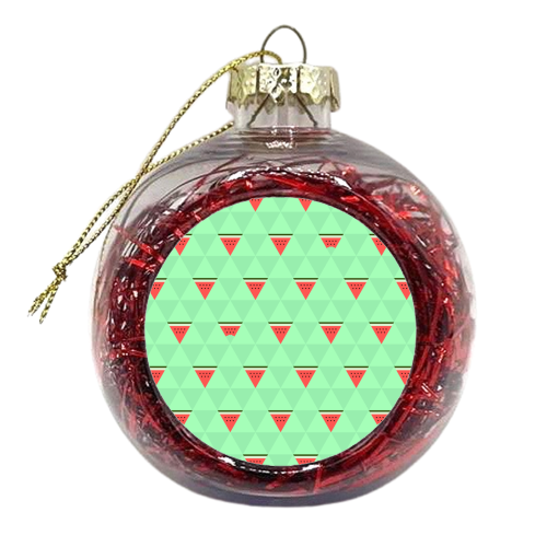Sliced - xmas bauble by petegrev