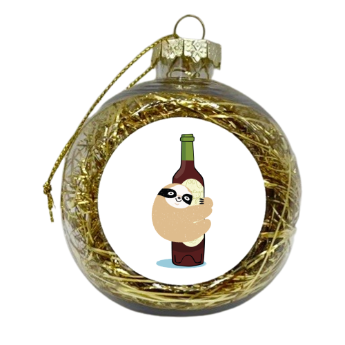 Sloth - xmas bauble by TimSlater