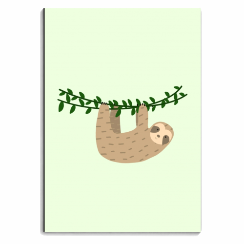 Sloth - personalised A4, A5, A6 notebook by Ella Seymour