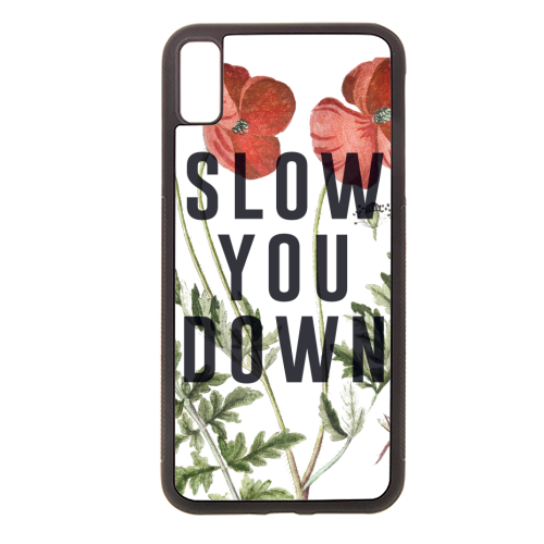 Slow You Down - stylish phone case by The 13 Prints