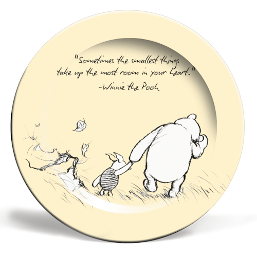 Smallest Things - ceramic dinner plate by Ms Doodle