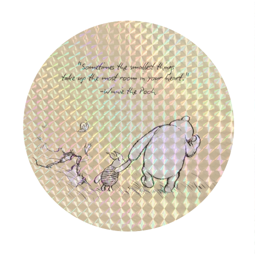 Smallest Things - Circle Sticker by Ms Doodle