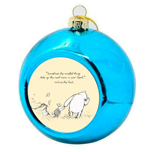Smallest Things - colourful christmas bauble by Ms Doodle