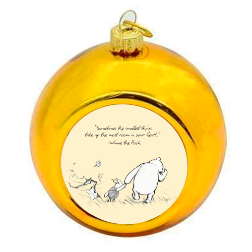 Smallest Things - colourful christmas bauble by Ms Doodle