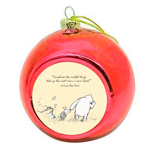 Smallest Things - colourful christmas bauble by Ms Doodle