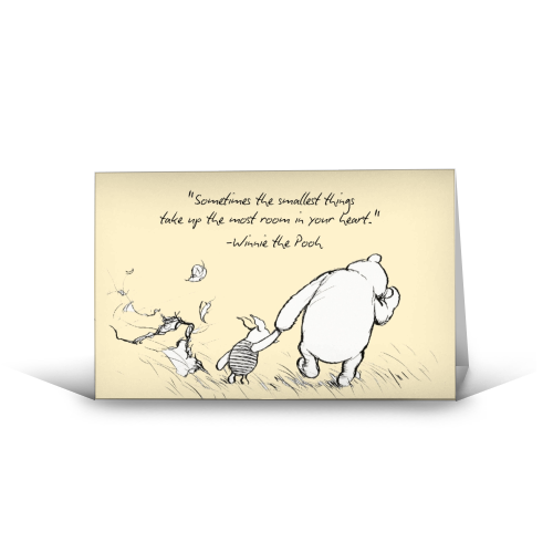 Smallest Things - funny greeting card by Ms Doodle