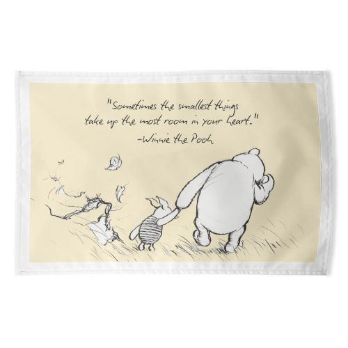 Smallest Things - funny tea towel by Ms Doodle