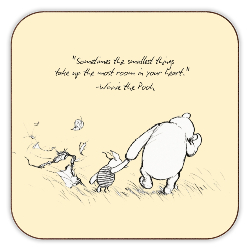 Smallest Things - personalised beer coaster by Ms Doodle