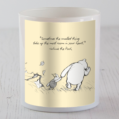 Smallest Things - scented candle by Ms Doodle