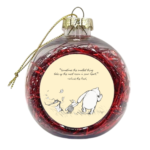 Smallest Things - xmas bauble by Ms Doodle