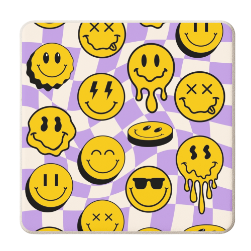 Smiley Mania! - personalised beer coaster by Lilly Rose