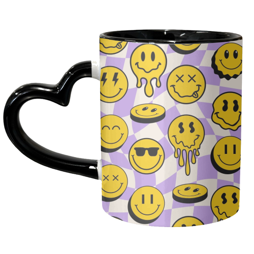 Smiley Mania! - unique mug by Lilly Rose