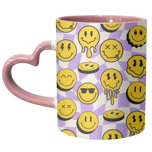 Smiley Mania! - unique mug by Lilly Rose
