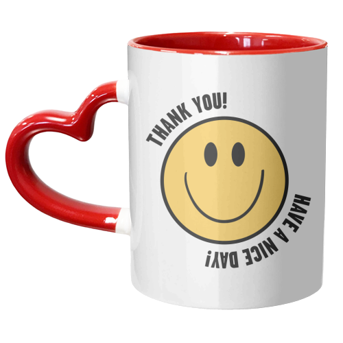 Smiley - unique mug by Move Studio