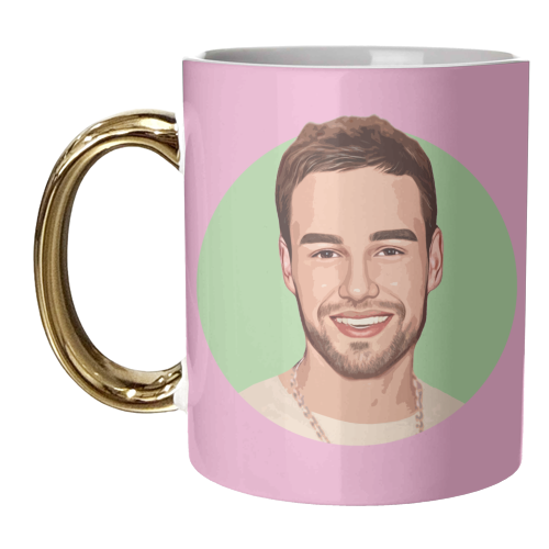 Smiling Liam - unique mug by DOLLY WOLFE