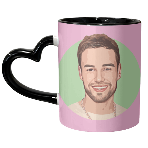 Smiling Liam - unique mug by DOLLY WOLFE