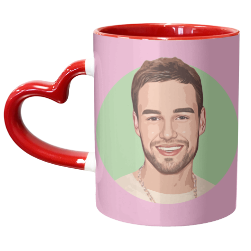Smiling Liam - unique mug by DOLLY WOLFE