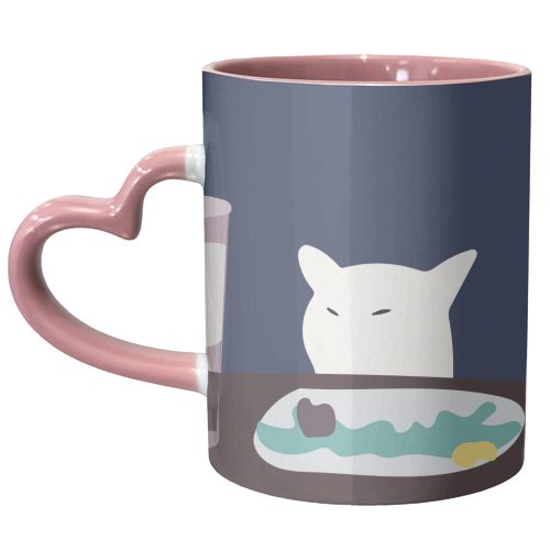 Smudge The Cat Meme - unique mug by Move Studio
