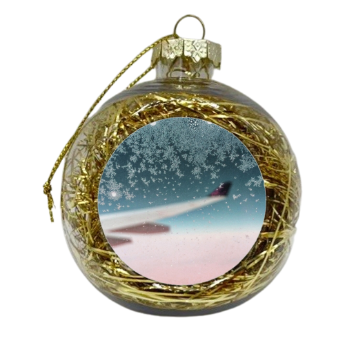 Snow over Sahara - xmas bauble by Brita Ingebrigtsen