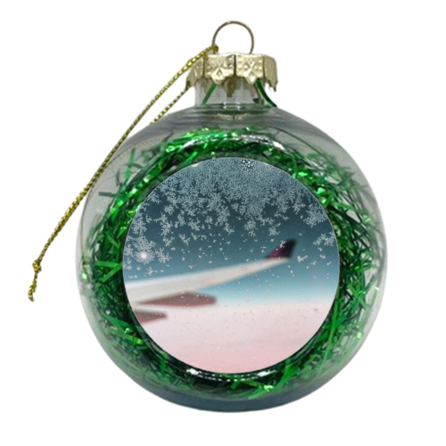 Snow over Sahara - xmas bauble by Brita Ingebrigtsen