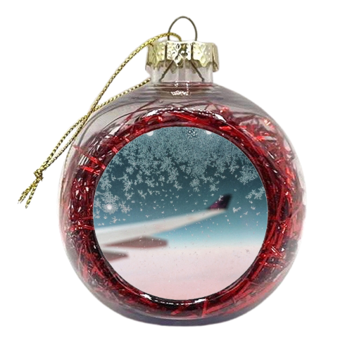 Snow over Sahara - xmas bauble by Brita Ingebrigtsen