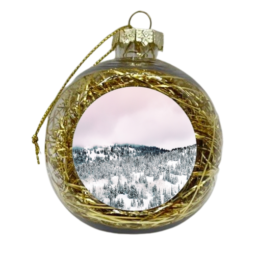 Snow Season - xmas bauble by Uma Prabhakar Gokhale