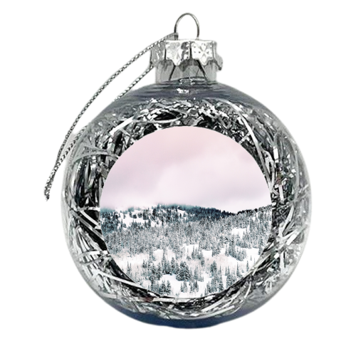 Snow Season - xmas bauble by Uma Prabhakar Gokhale