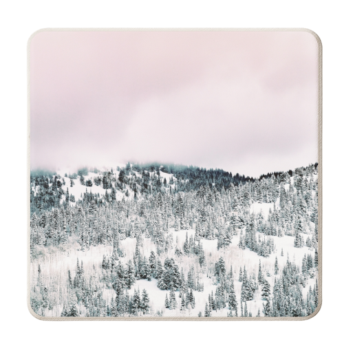 Snow Season - personalised beer coaster by Uma Prabhakar Gokhale