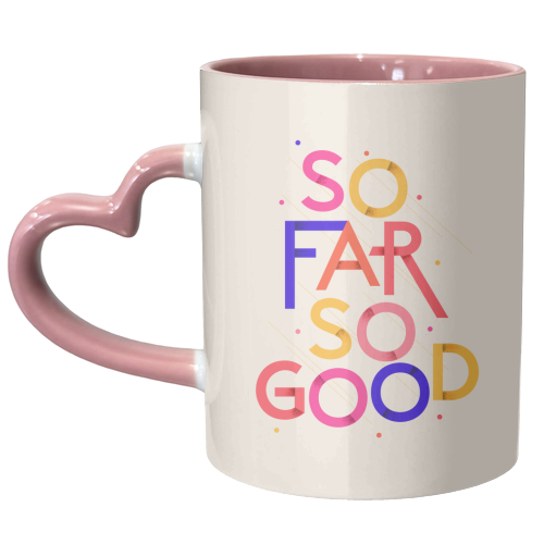 So Far So Good - unique mug by Ania Wieclaw