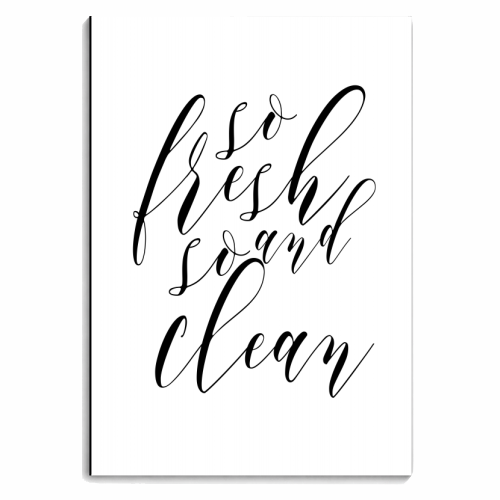So Fresh and So Clean - personalised A4, A5, A6 notebook by Toni Scott