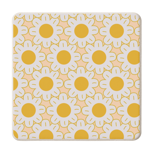 So Many Daisies - personalised beer coaster by Ania Wieclaw