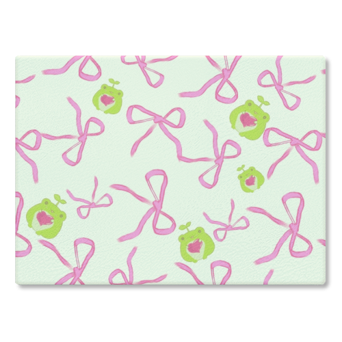 So Matcha Better! - glass chopping board by Yaz Raja