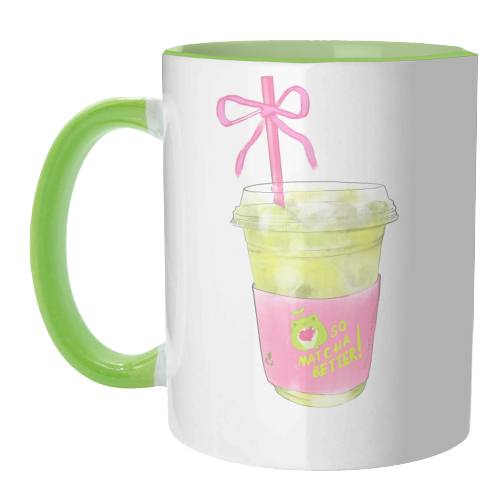 So Matcha Better! - unique mug by Yaz Raja