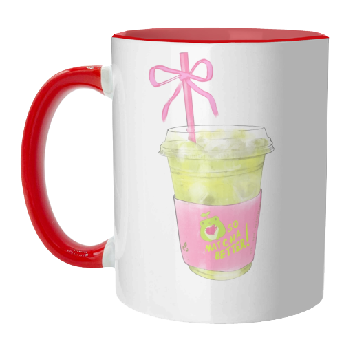So Matcha Better! - unique mug by Yaz Raja