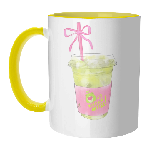 So Matcha Better! - unique mug by Yaz Raja