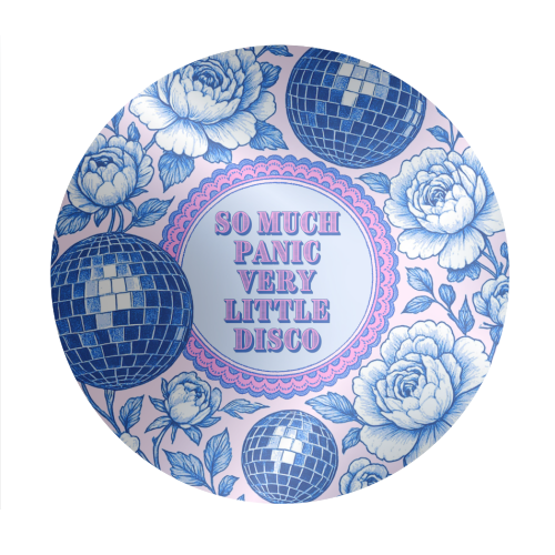 So much panic! - Circle Sticker by Lilly Rose