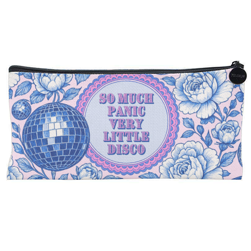 So much panic! - flat pencil case by Lilly Rose