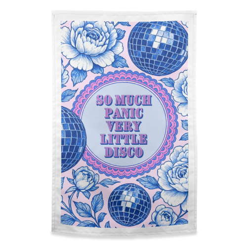 So much panic! - funny tea towel by Lilly Rose