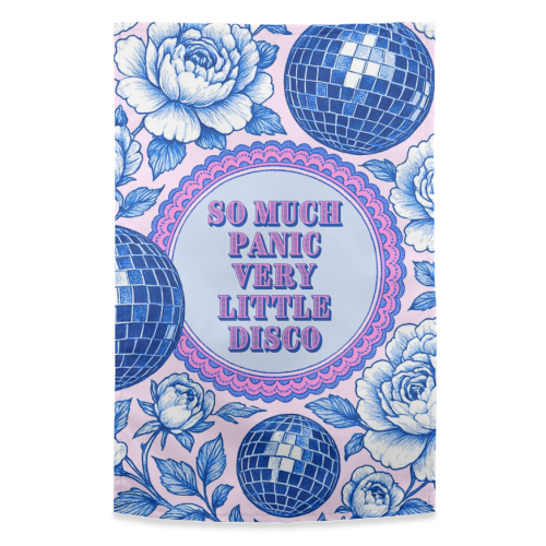So much panic! - funny tea towel by Lilly Rose