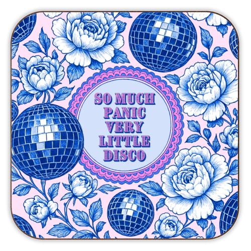 So much panic! - personalised beer coaster by Lilly Rose