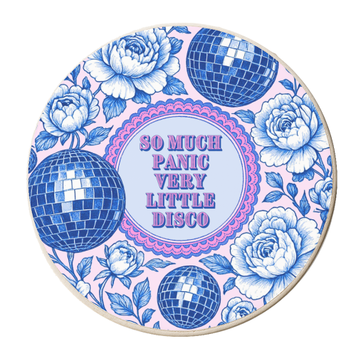 So much panic! - personalised beer coaster by Lilly Rose