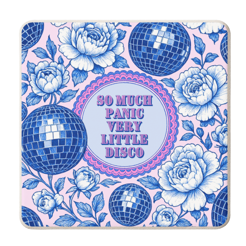 So much panic! - personalised beer coaster by Lilly Rose