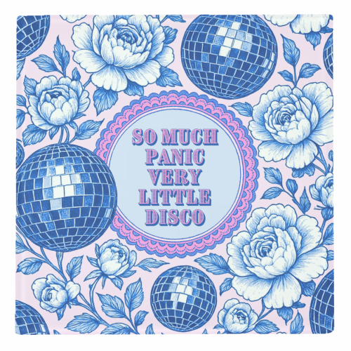 So much panic! - personalised beer coaster by Lilly Rose