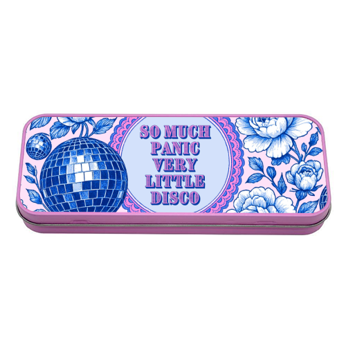 So much panic! - tin pencil case by Lilly Rose