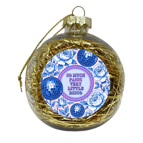 So much panic! - xmas bauble by Lilly Rose