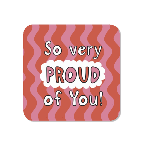 So very proud of you pink and red - Magnet by Giddy Kipper
