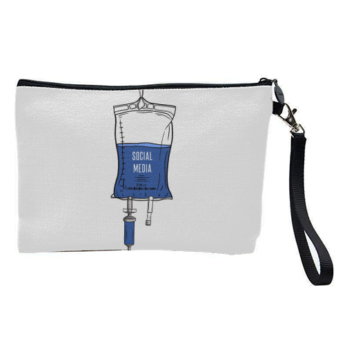 Social Media Drip - pretty makeup bag by Adam Regester